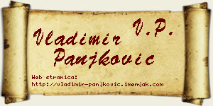Vladimir Panjković vizit kartica